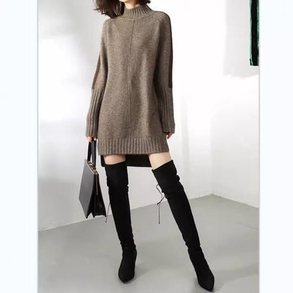 A half turtleneck medium and long top