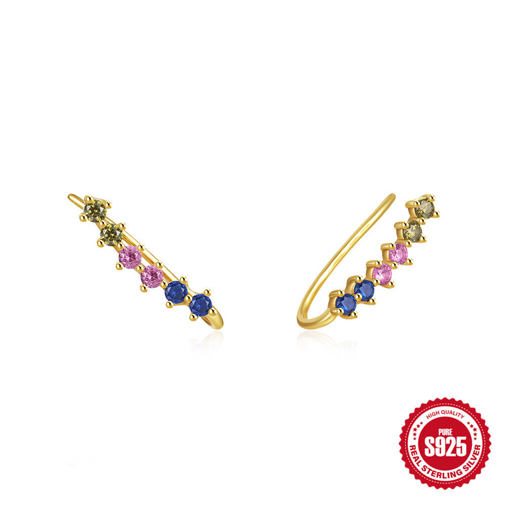 A S925 silver stud earrings
