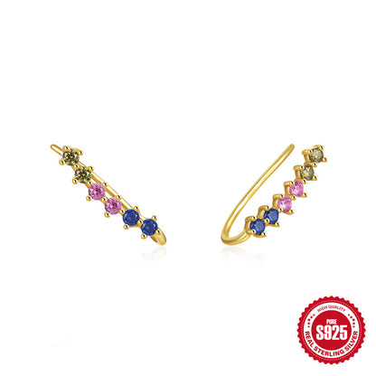 A S925 silver stud earrings