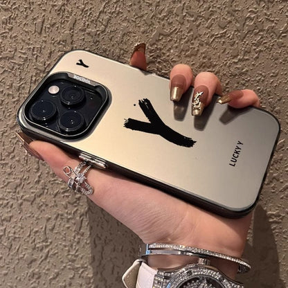 A letter printed mobile phone protective case