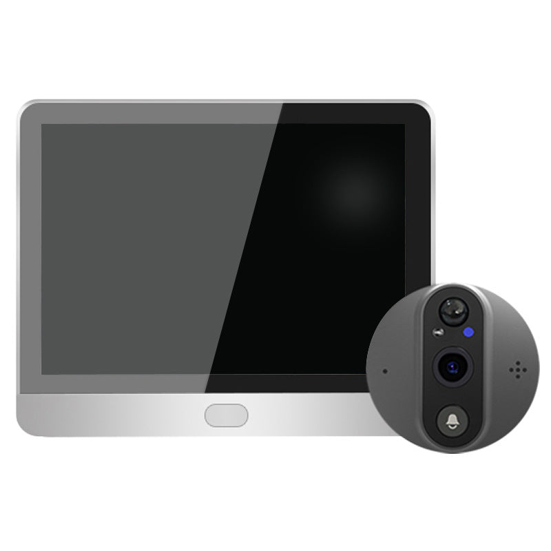 A doodle intelligent electronic cat eye home remote visual with screen doorbell anti-theft door automatic capture 4K high definition monitoring