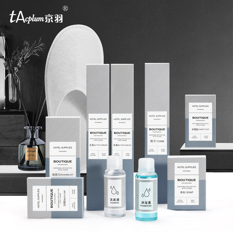 Hotel special disposable toiletries, hotel disposable soft bristle toothbrush set