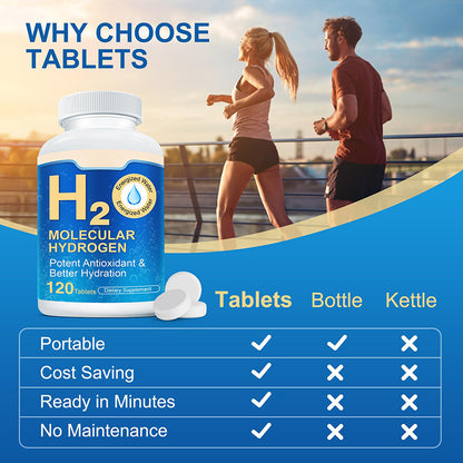 A H2 hydrogen water tablets