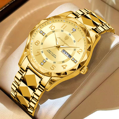 A new men's watch luxury waterproof luminous quartz watch