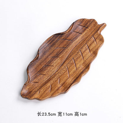 A walnut solid wood tray snack tray