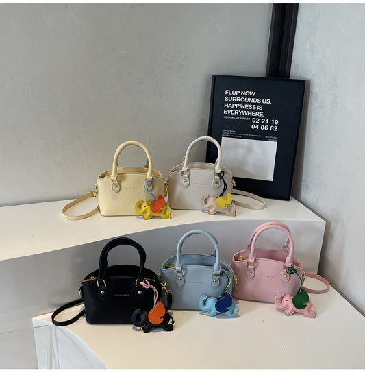 A messenger bag handbag
