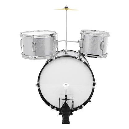 طقم طبول للأطفال، مناسب للتدريب والاختبار للمبتدئين، يتضمن طبل جاز، 3 طبول وصنج واحد، آلة إيقاعية، هدية تعليمية مبكرة. 