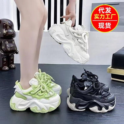 A women's platform sneakers