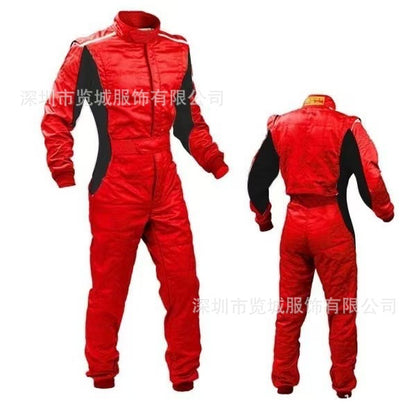 A racing jumpsuit