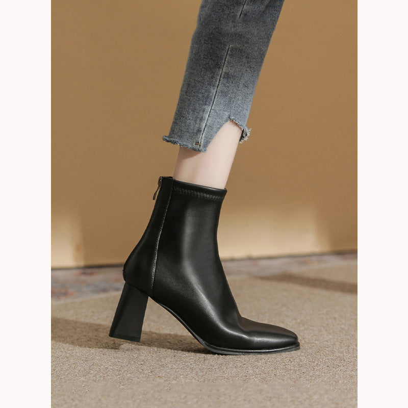 A Ladies' High Heel Boots