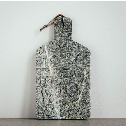 A Marble cutting board Chopping board Fruit plate Household cutting board Household panel Bread board Anti-mildew Dessert Pastry White