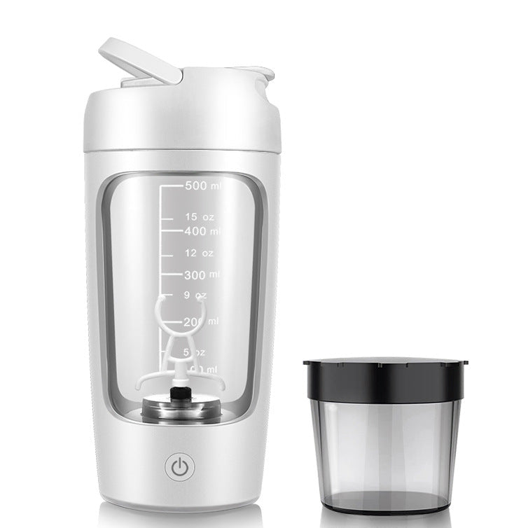 كوب خلط أوتوماتيكي قابل لإعادة الشحن، كوب خلط مسحوق البروتين الرياضي المحمول 