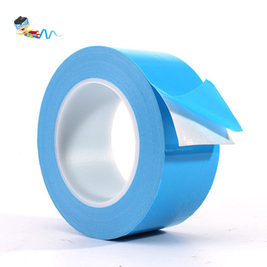 A blue film thermal conductive double-sided tape insulation high temperature resistant glass fiber heat dissipation tape led panel light strip thermal conductive double-sided tape