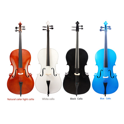 A Solid wood universal cello, adult children's beginner practice grade test playing cello cello