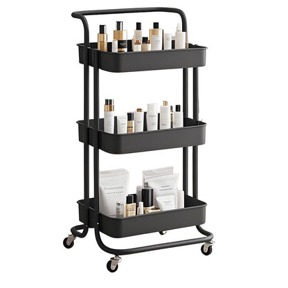 عربة، سلة، رف، مستحضرات تجميل، أغراض متنوعة، رف تخزين وجبات خفيفة، رف متحرك 