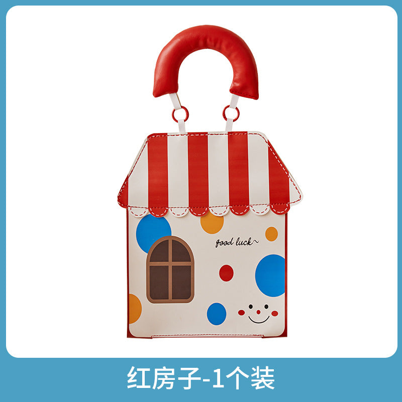 كيس مناديل ورقية كرتوني مثبت على الحائط 