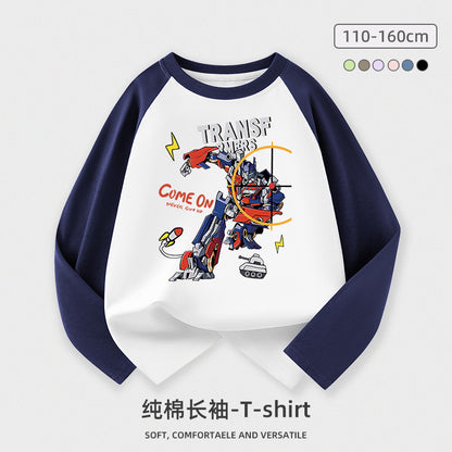 A long-sleeved T-shirt top