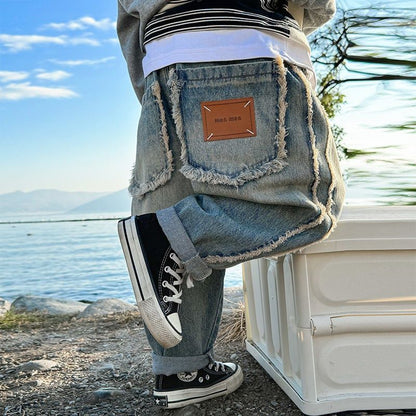 A Children's and teenagers' jeans