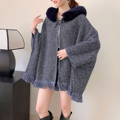 A faux fur jacket