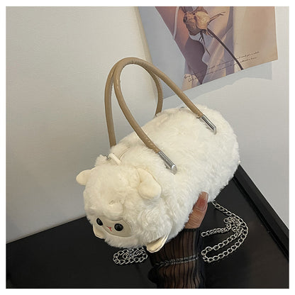 A plush panda messenger bag bag cute kapibara chain fashion handbag girl shoulder doll bag