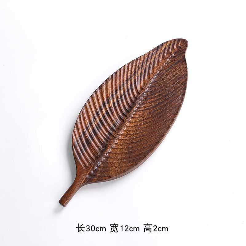 A walnut solid wood tray snack tray