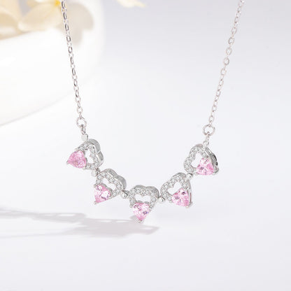 A S925 Sterling Silver Love Necklace