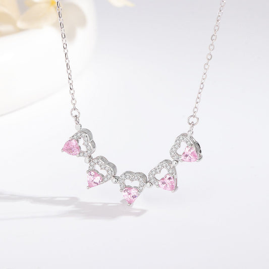 A S925 Sterling Silver Love Necklace