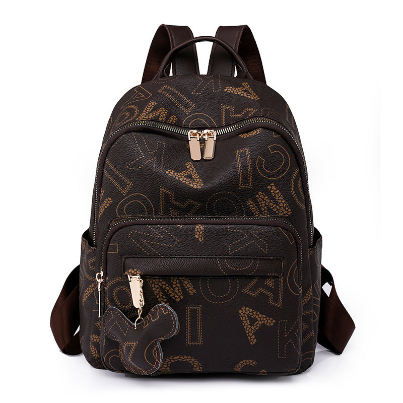 A new women's backpack trendy Internet celebrity hot-selling large-capacity backpack