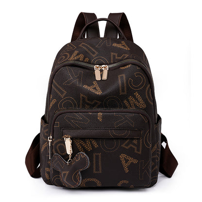 A new women's backpack trendy Internet celebrity hot-selling large-capacity backpack