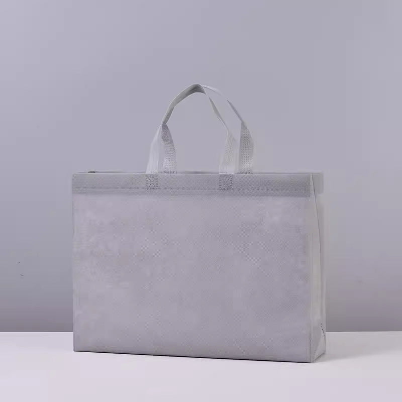 A Non-woven bag custom spot blank thickened takeaway packing bag shoe shopping tote bag packaging bag wholesale MOQ: 200PIECE - Mixbatch