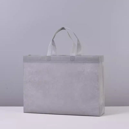 A Non-woven bag custom spot blank thickened takeaway packing bag shoe shopping tote bag packaging bag wholesale MOQ: 200PIECE - Mixbatch