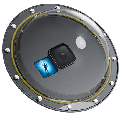 A Compatible with GoPro 13/12/11/10/9 Snorkeling Dome Port Waterproof Housing