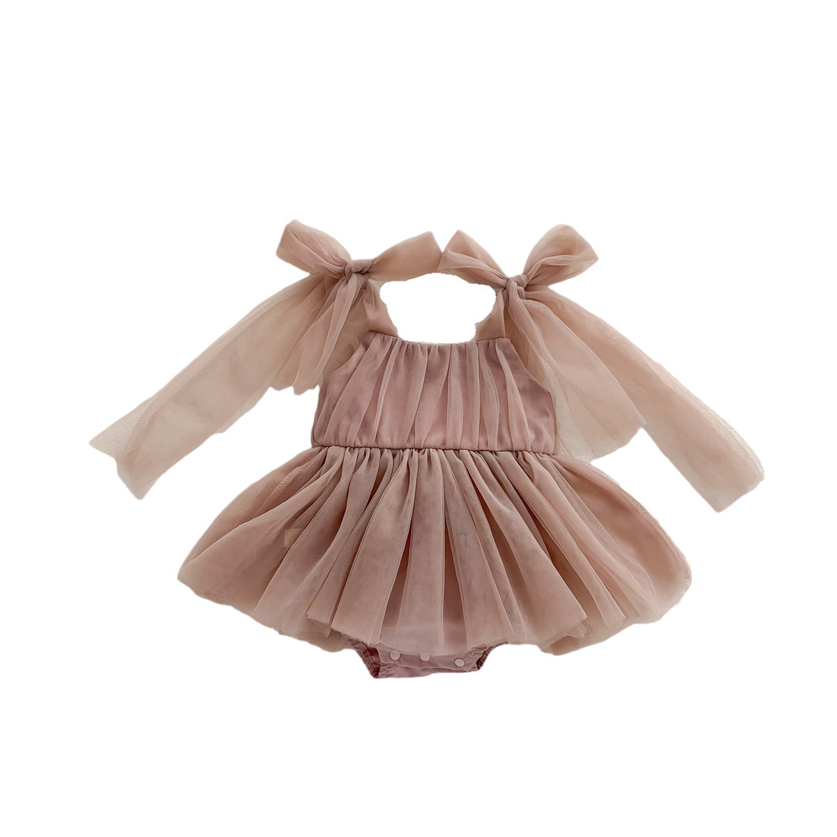 A ins Spring/Summer Girl Sleeveless Bag Pi Ha Yi Baby Mesh Princess Dress Newborn Hundred Days Photo Dress - Mixbatch