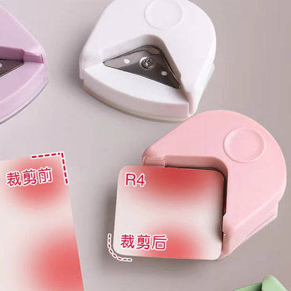A fillet R4 chamfer paper cardboard photo fillet plastic sealing film fillet card right angle sharp corner cutter