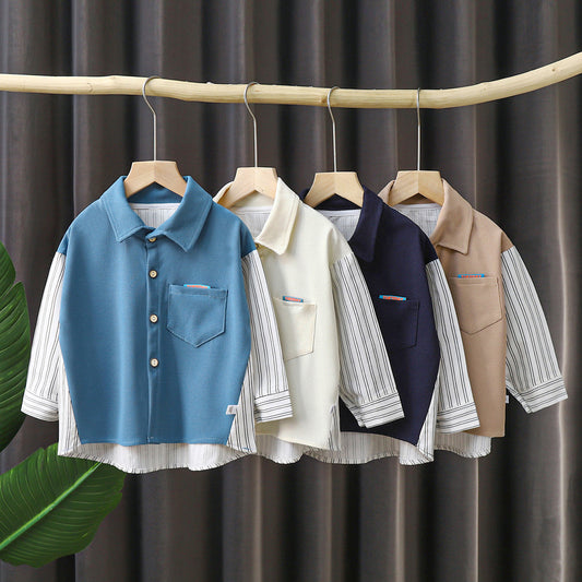 A Boys Long Sleeve Shirt