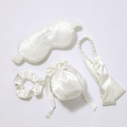 A four-piece set of blindfold hair band