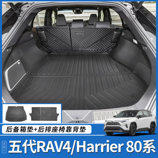 A car trunk floor mat