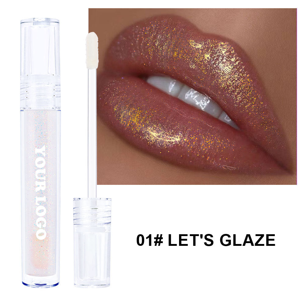 A mirror water gloss lip gloss lip glaze —— Customizable logo MOQ 100 pieces