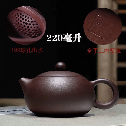 A handmade teapot