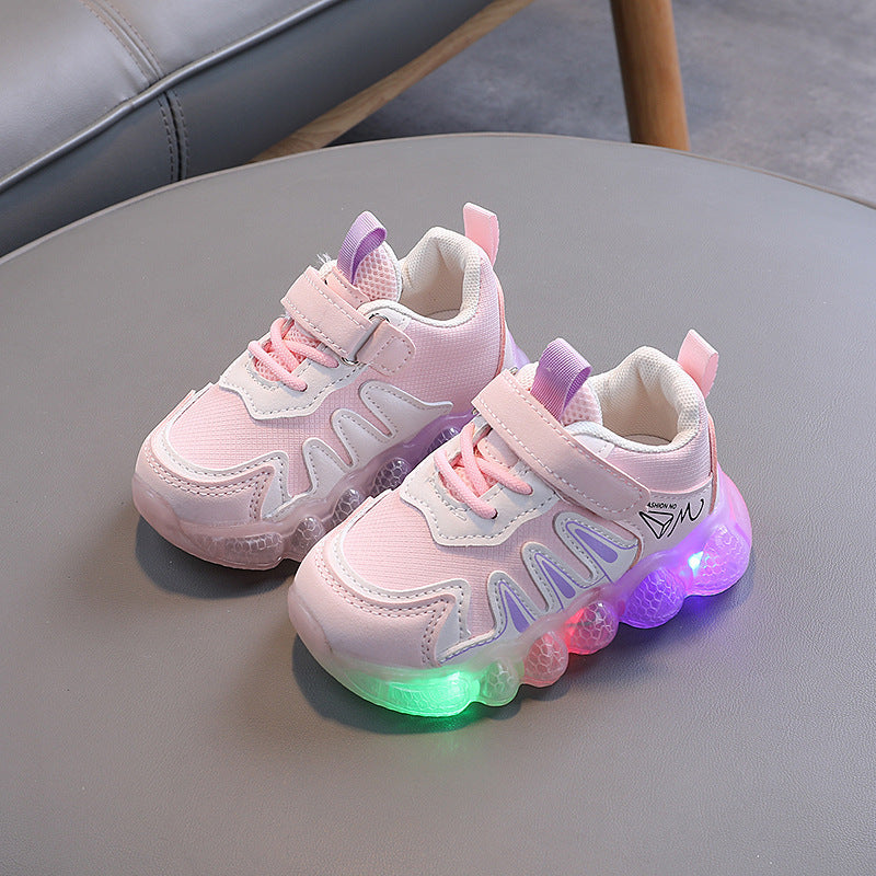 A Cartoon Lights Casual Shoes