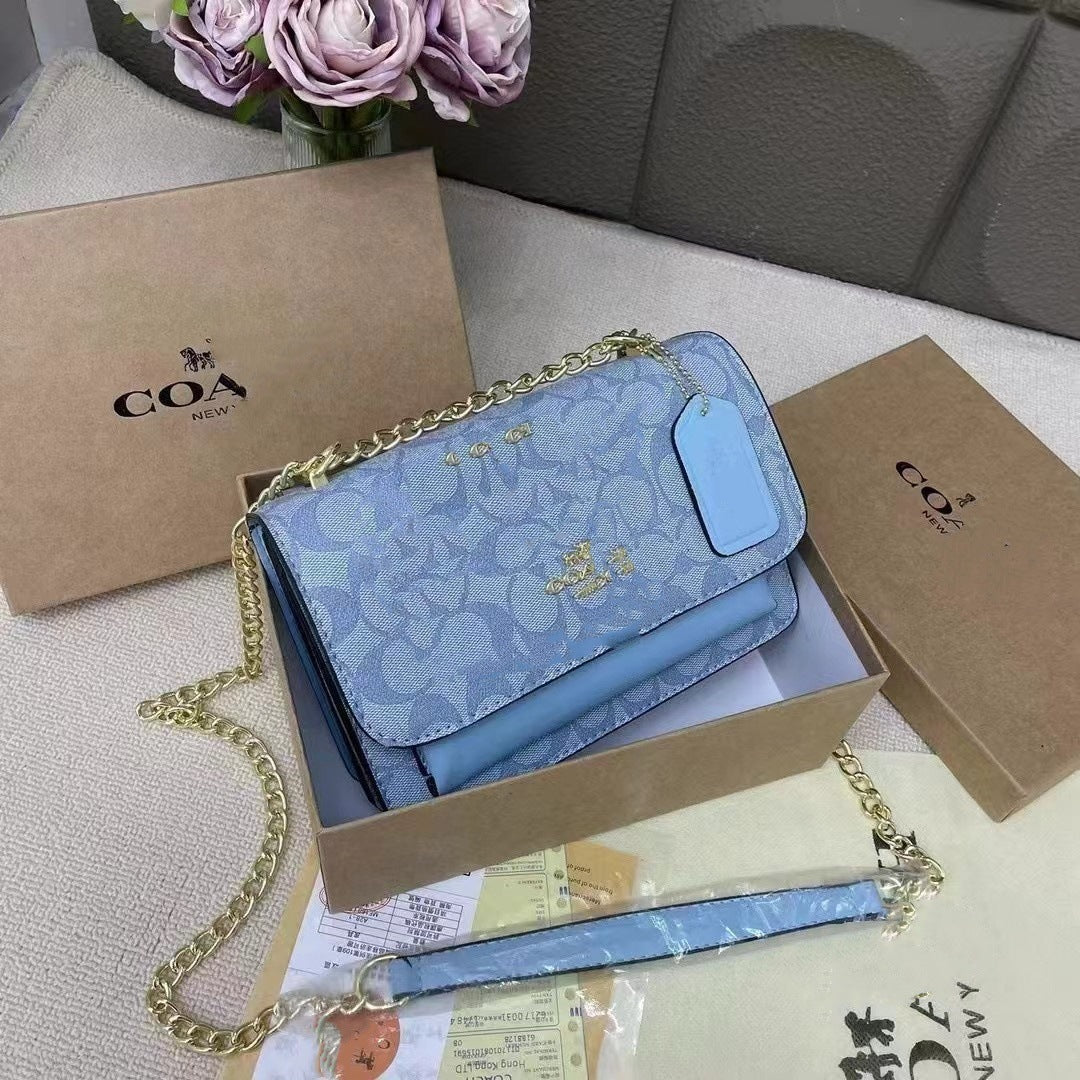 A Portable printing light luxury high-end single shoulder retro diagonal cross-border foreign style versatile letter cross-border - Mixbatch