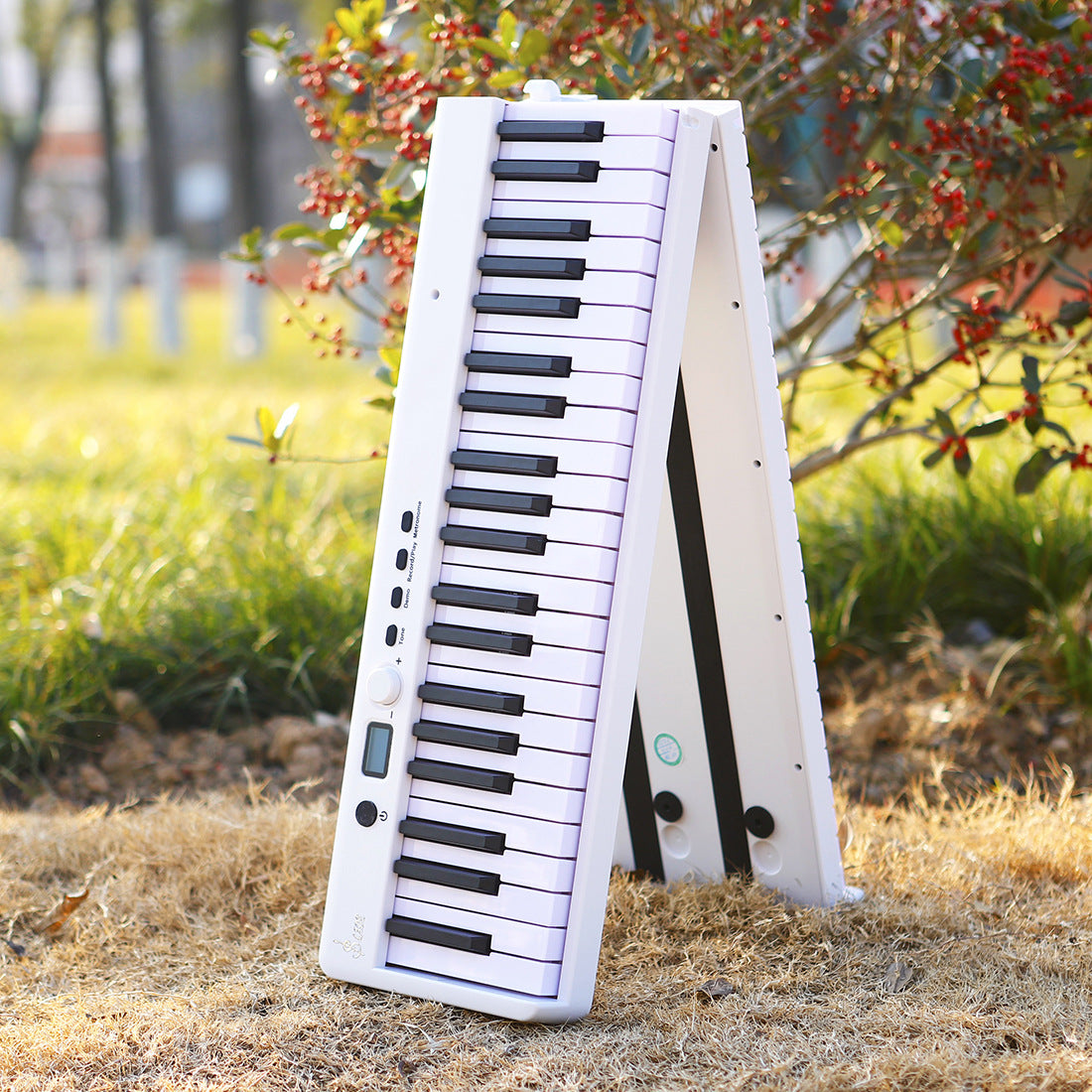 A folding electronic organ double speaker portable electric piano grade adult beginner home keyboard electronic organ