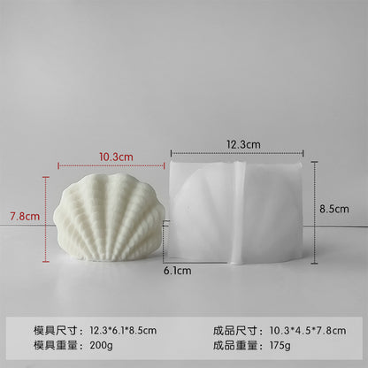 A shell silicone mold