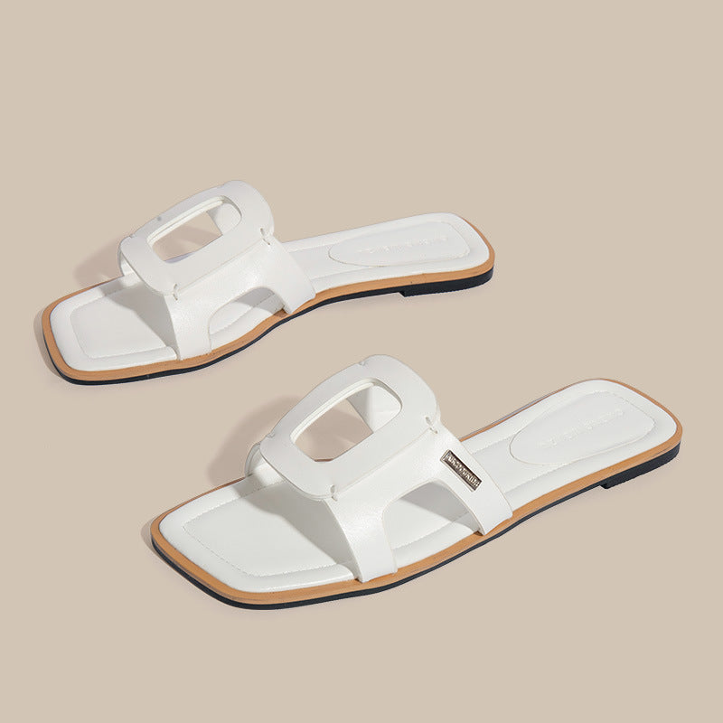 A slippers ladies summer flat beach sandals
