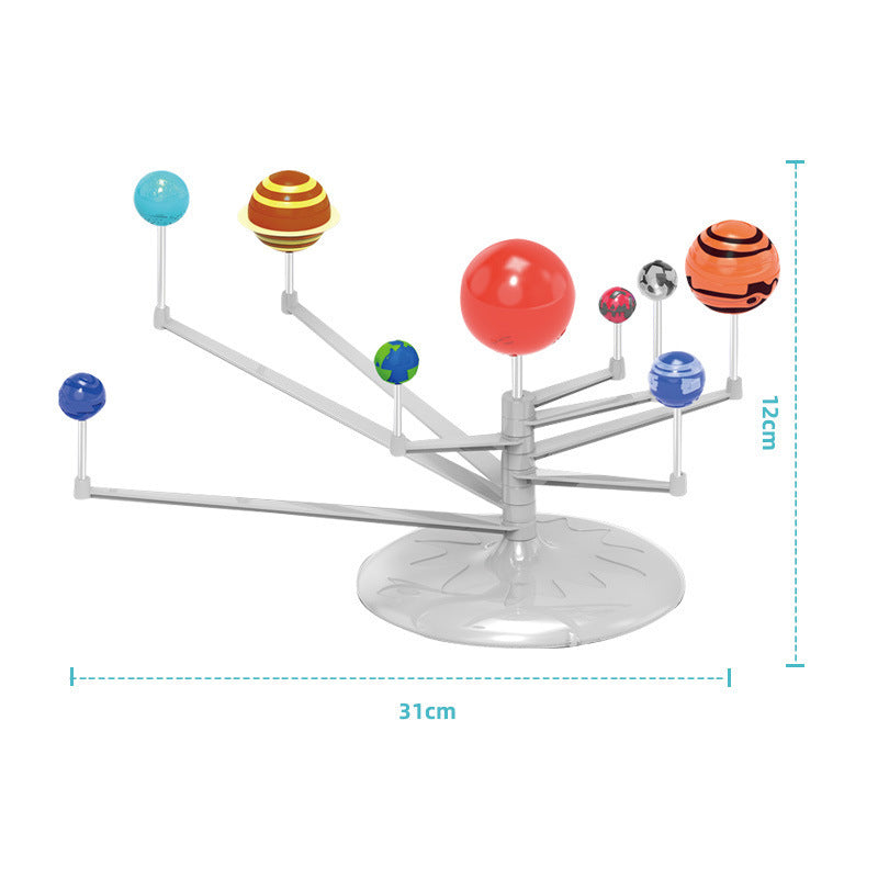 A solar system teaching model