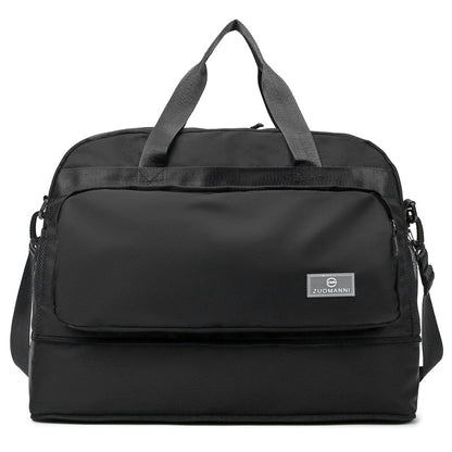 A expandable capacity storage bag
