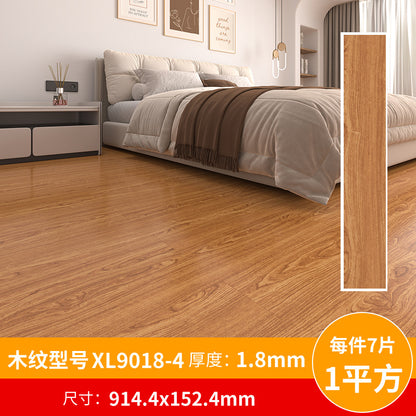A pvc plastic floor wood grain floor