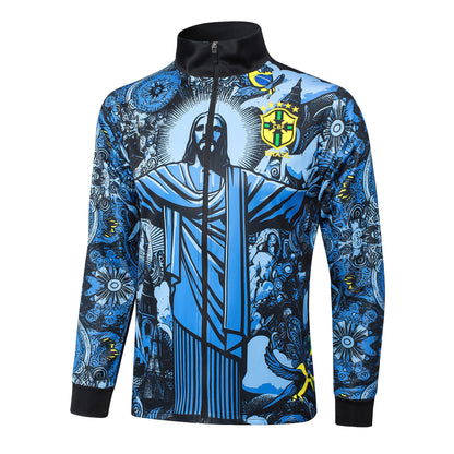 A 2526 long zipper top football quick-drying sportswear