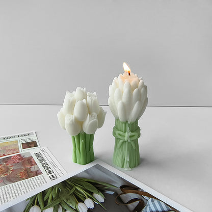 A Scented candle silicone mold