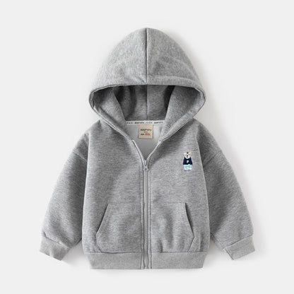 A children's hooded sweater